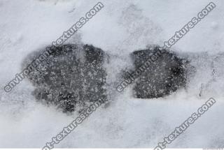 photo texture of snow trace